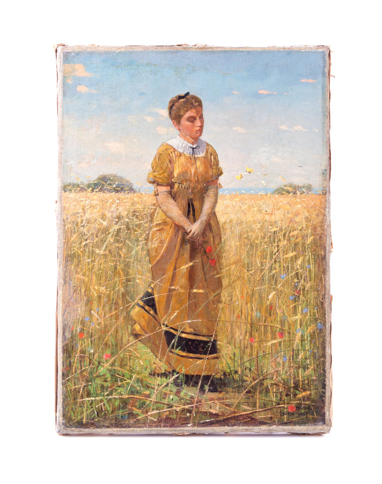 Winslow Homer, (American, 1836-1910), Coming Through the Rye, 1867