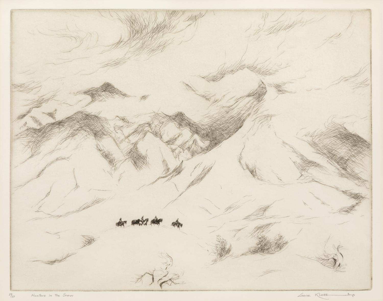 Hunters in the Snow (1st State), edition 23/50