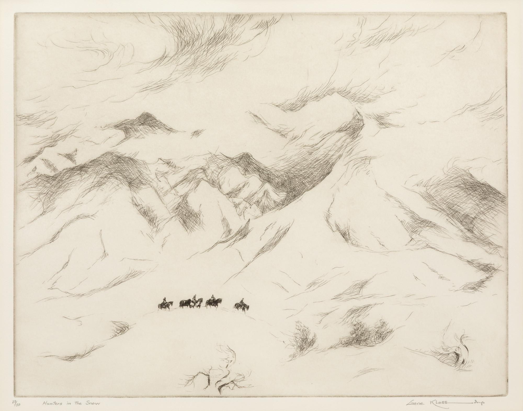Hunters in the Snow (1st State), edition 23/50