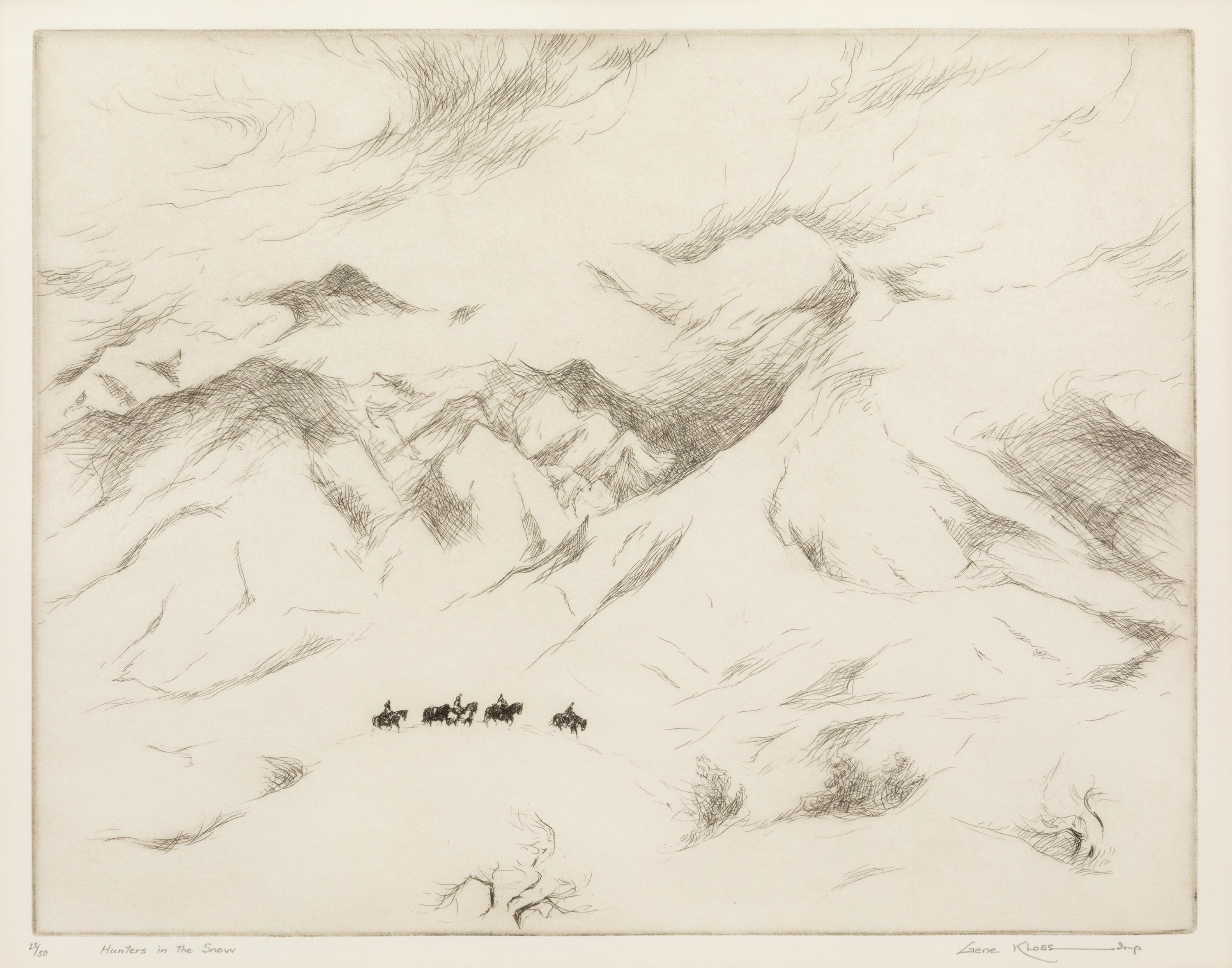 Hunters in the Snow (1st State), edition 23/50