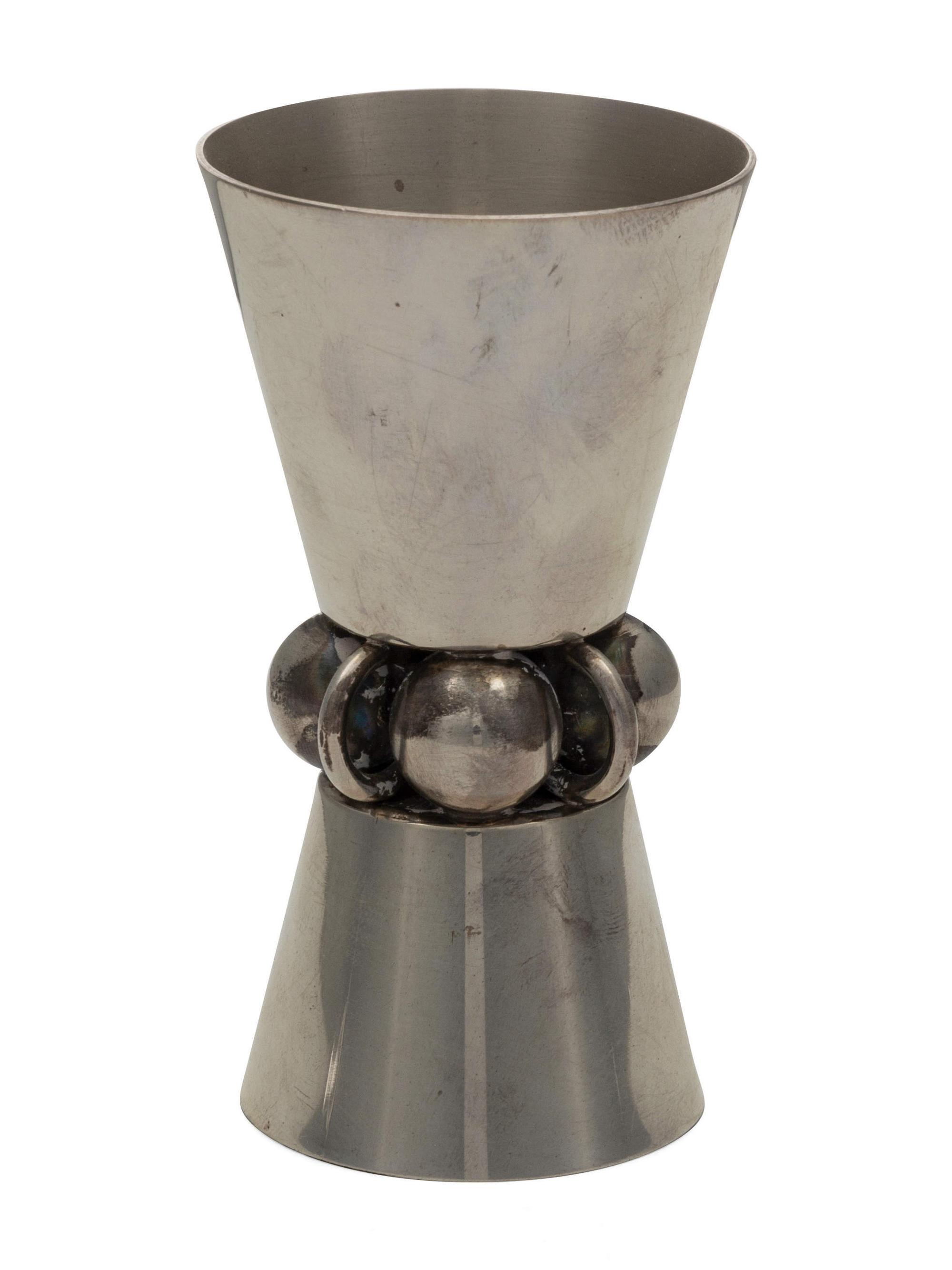 An American Silver Jigger
