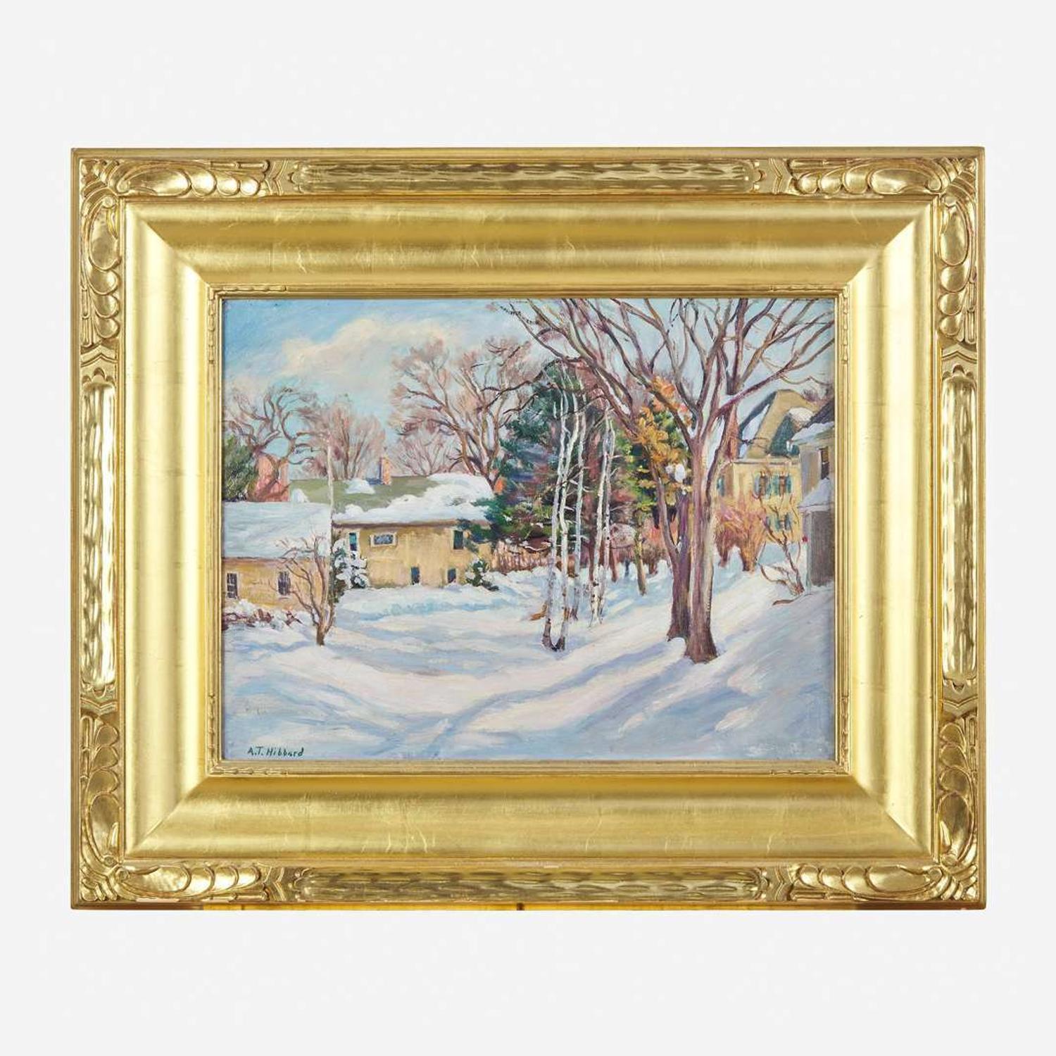 Aldro Thompson Hibbard (American, 1886-1972) Snow Scene