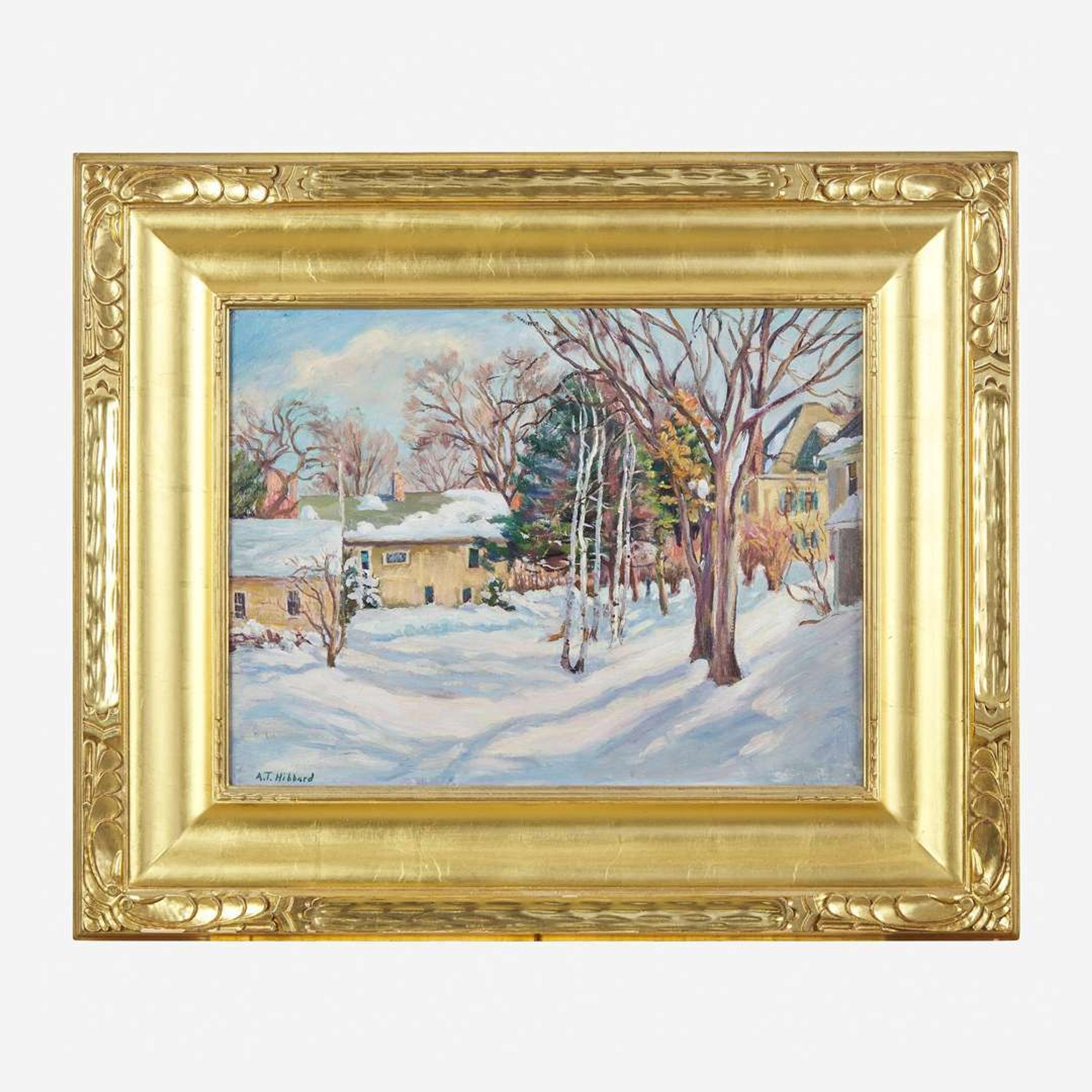 Aldro Thompson Hibbard (American, 1886-1972) Snow Scene