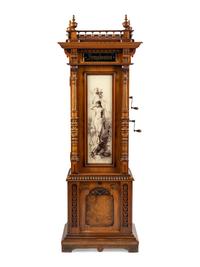 A Symphonion 13 5/8-Inch Eroica Triple Disk Upright Music Box