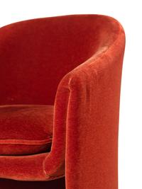 Set of Four Velvet Chairs for Dunbar