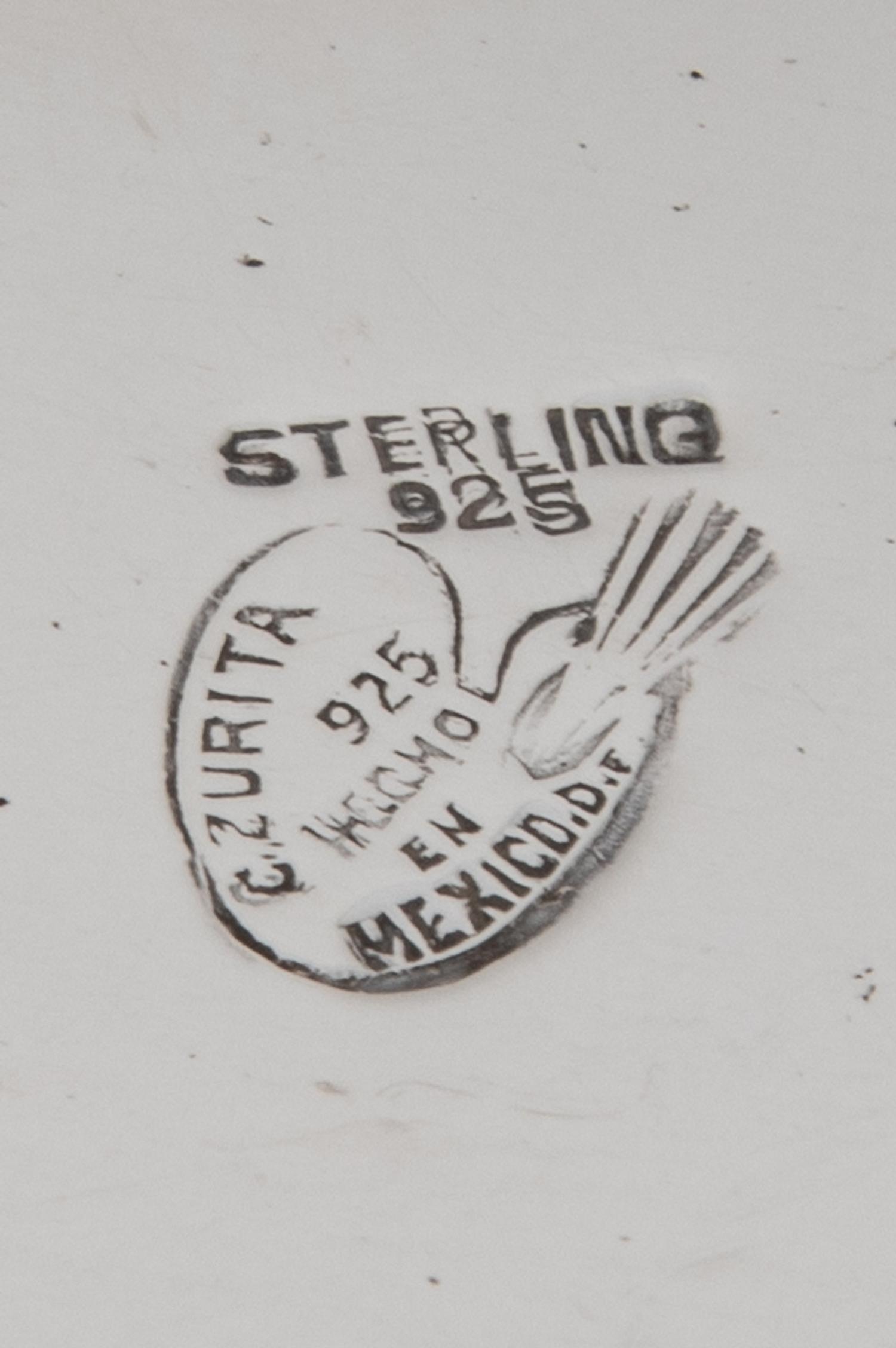 A Mexican Silver Centerpiece Bowl