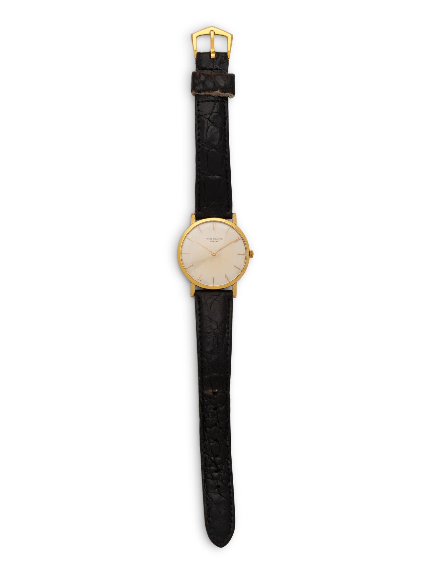 PATEK PHILIPPE, REF. 3512 18K YELLOW GOLD 'CALATRAVA' WATCH