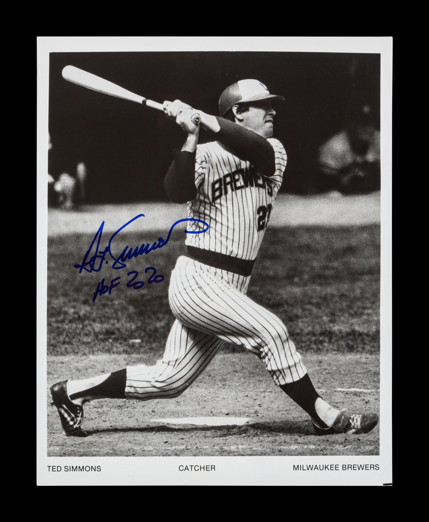 A Large Archive of Awards and Autographs from The Personal Collection of Ted Simmons