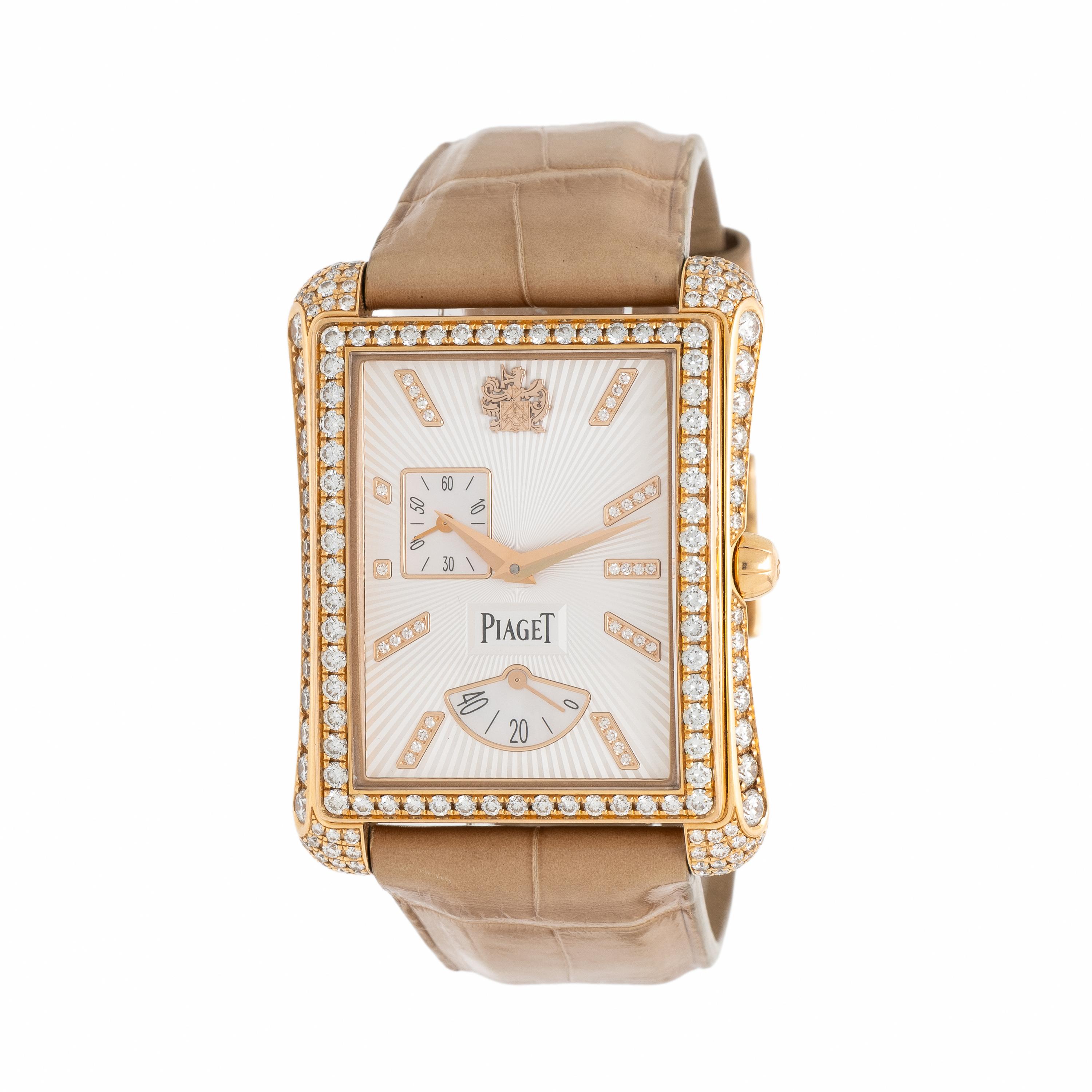 Piaget, Ref. G0A33074, 18K Rose Gold and Diamond 'Emperador' Watch, with Box, Papers, & Extra Strap
