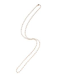 COLORED DIAMOND BEAD NECKLACE