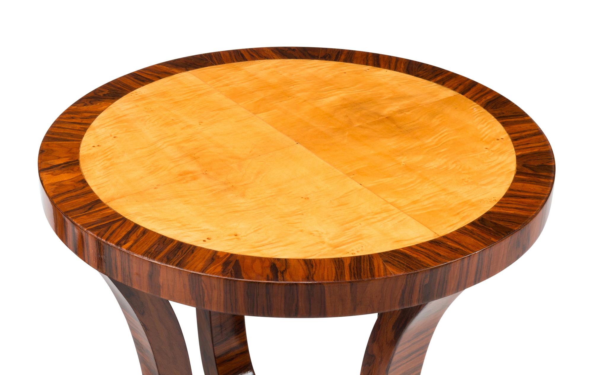 A Pair of Art Deco Style Part-Ebonized Side Tables