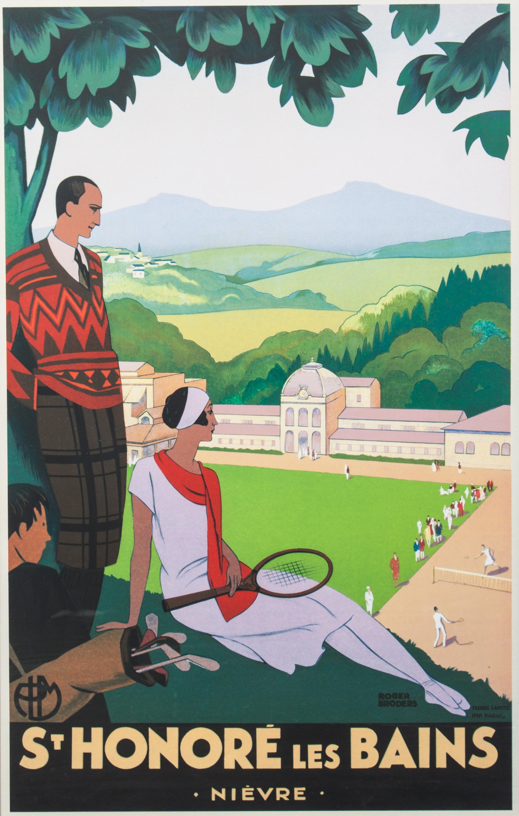 After Roger Broders, (French, 1883-1953), St. Honore les Bains