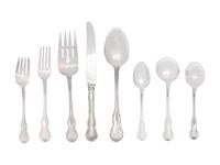 An American Silver Flatware Service
