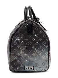 Louis Vuitton Limited Edition Keepall Bandoulière 50 in Black Monogram Canvas with Galaxy Print, Virgil Abloh, Spring Summer 2019