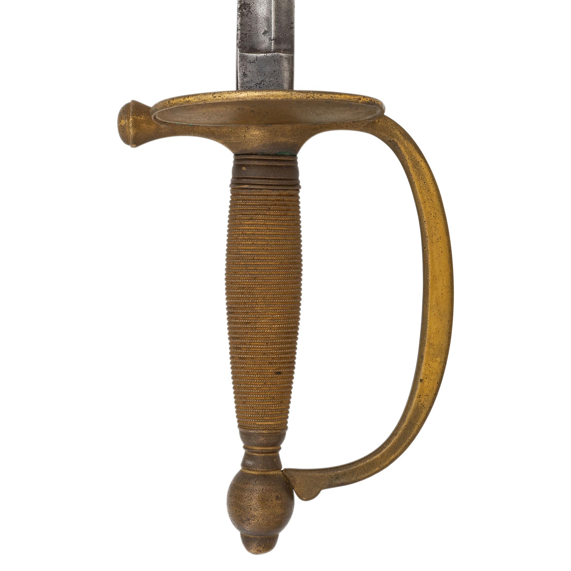 Collins & Company US Model 1840 NCO Sword with Etched Blade Reading S.C. Ward