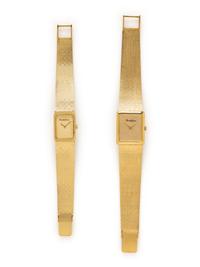 BUECHE-GIROD, COLLECTION OF YELLOW GOLD WATCHES