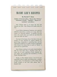 [COOKBOOKS]. PREVOST, Ruth (1917-1954). Mandy Lee's Recipes for Good New Orleans Dishes . [Louisiana]: N.p., ca 1950-1954.