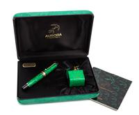 An Aurora Primavera Limited Edition Fountain Pen and Ink Set