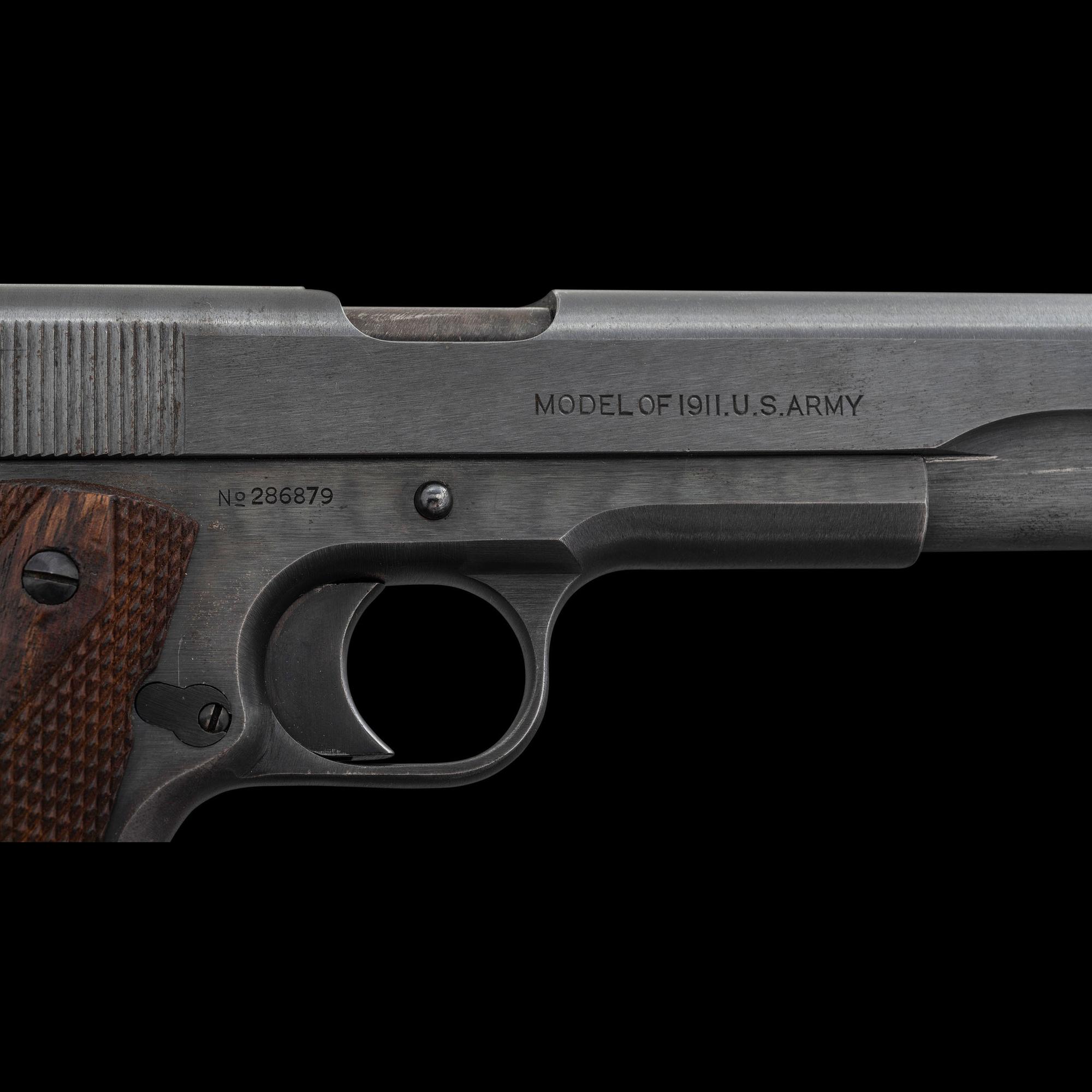 ** US Army Colt Model 1911 Brushed Blue Pistol Manufactured in 1918