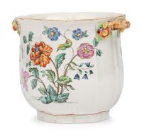 A Small Chantilly Soft Paste Porcelain Wine Cooler