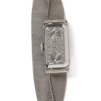 ART DECO, DIAMOND AND SAPPHIRE WATCH