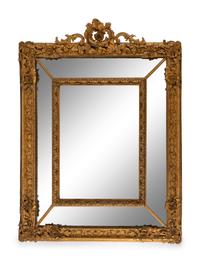 A Continental Giltwood Mirror