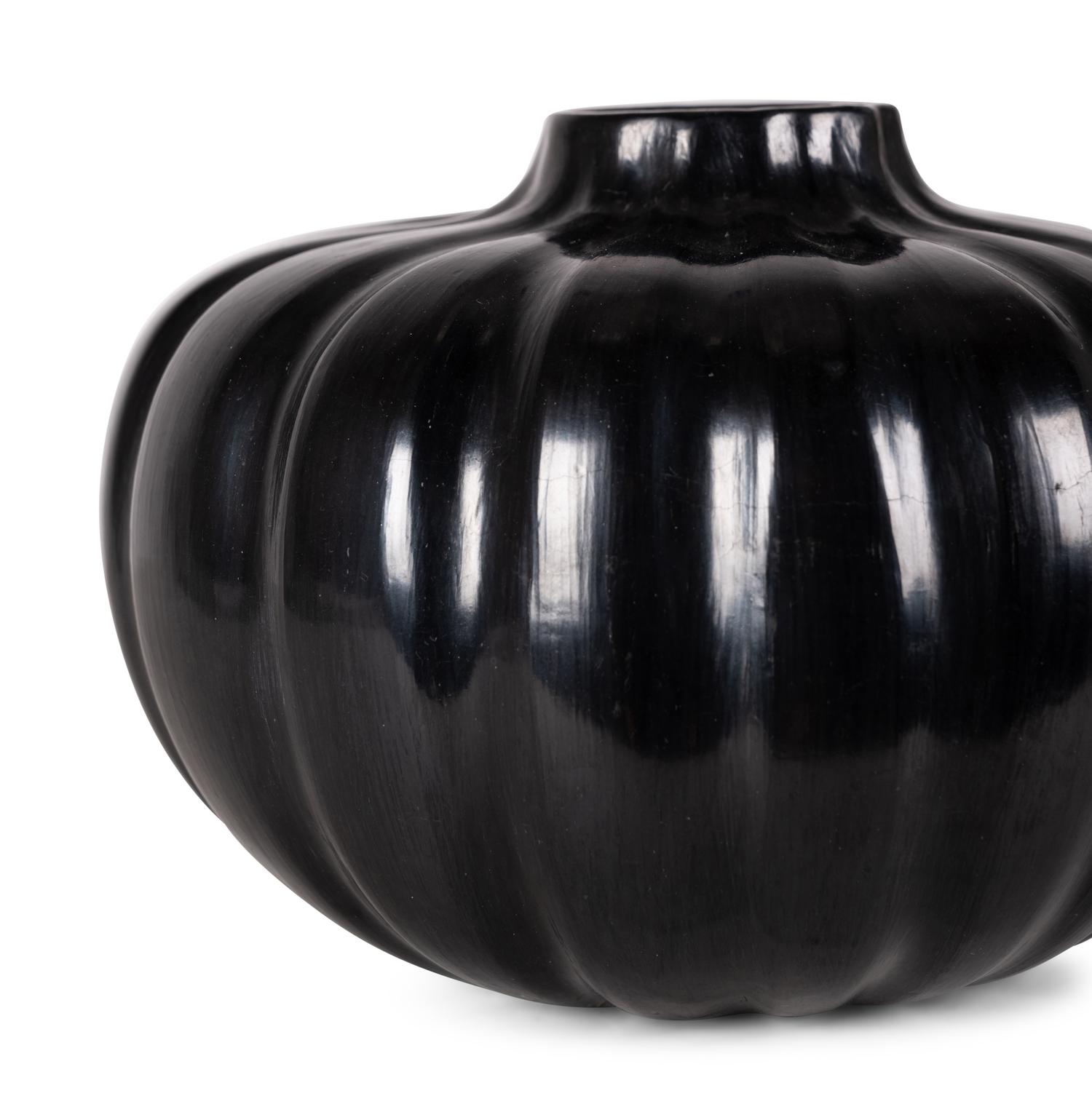 Melon Pottery Jar