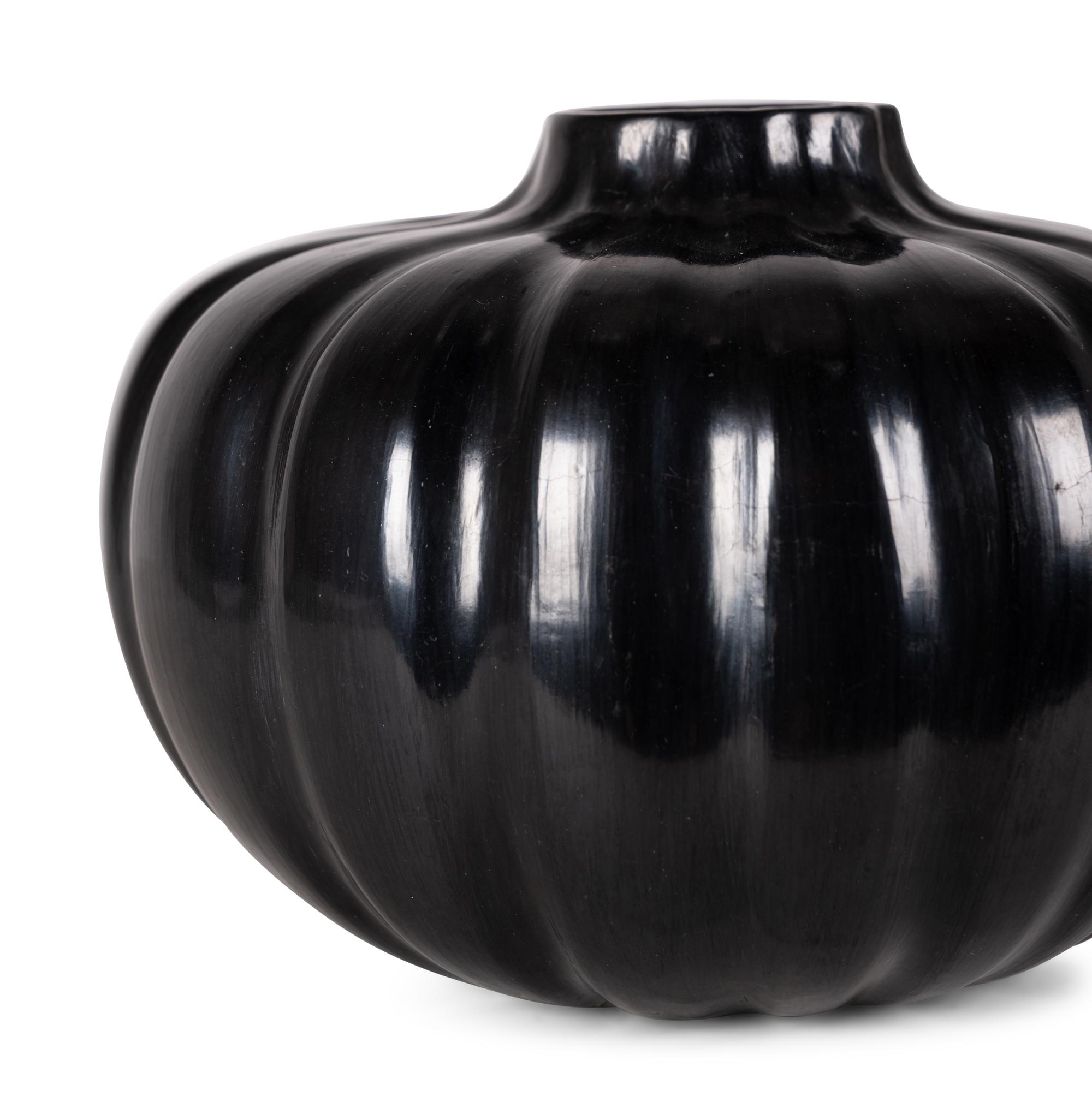 Melon Pottery Jar