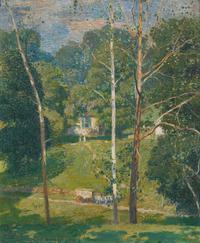Daniel Garber (American, 1880-1958) - Mary Maxwell's House