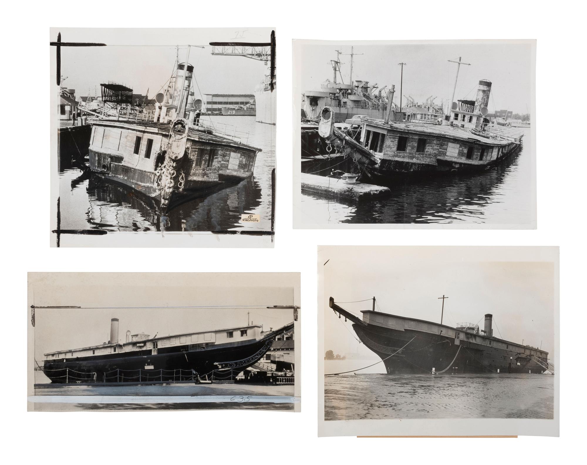 [CIVIL WAR]. Approx. 18 items involving the USS Hartford and Admiral D.G. Farragut, comprising: