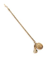 VICTORIAN, YELLOW GOLD LINK BRACELET WITH LOCKET AND HAND CLASP