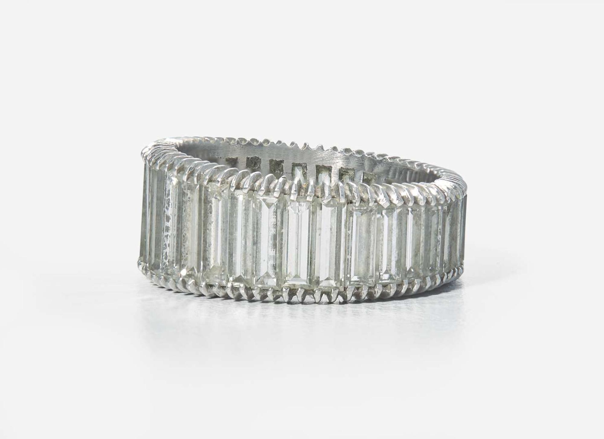 A Platinum and Diamond Eternity Band