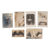 [EARLY PHOTOGRAPHY - TRAVEL & LEISURE]. A collection of 100+ photographs mostly featuring natural scenery and hobbyists enjoying their crafts, including: