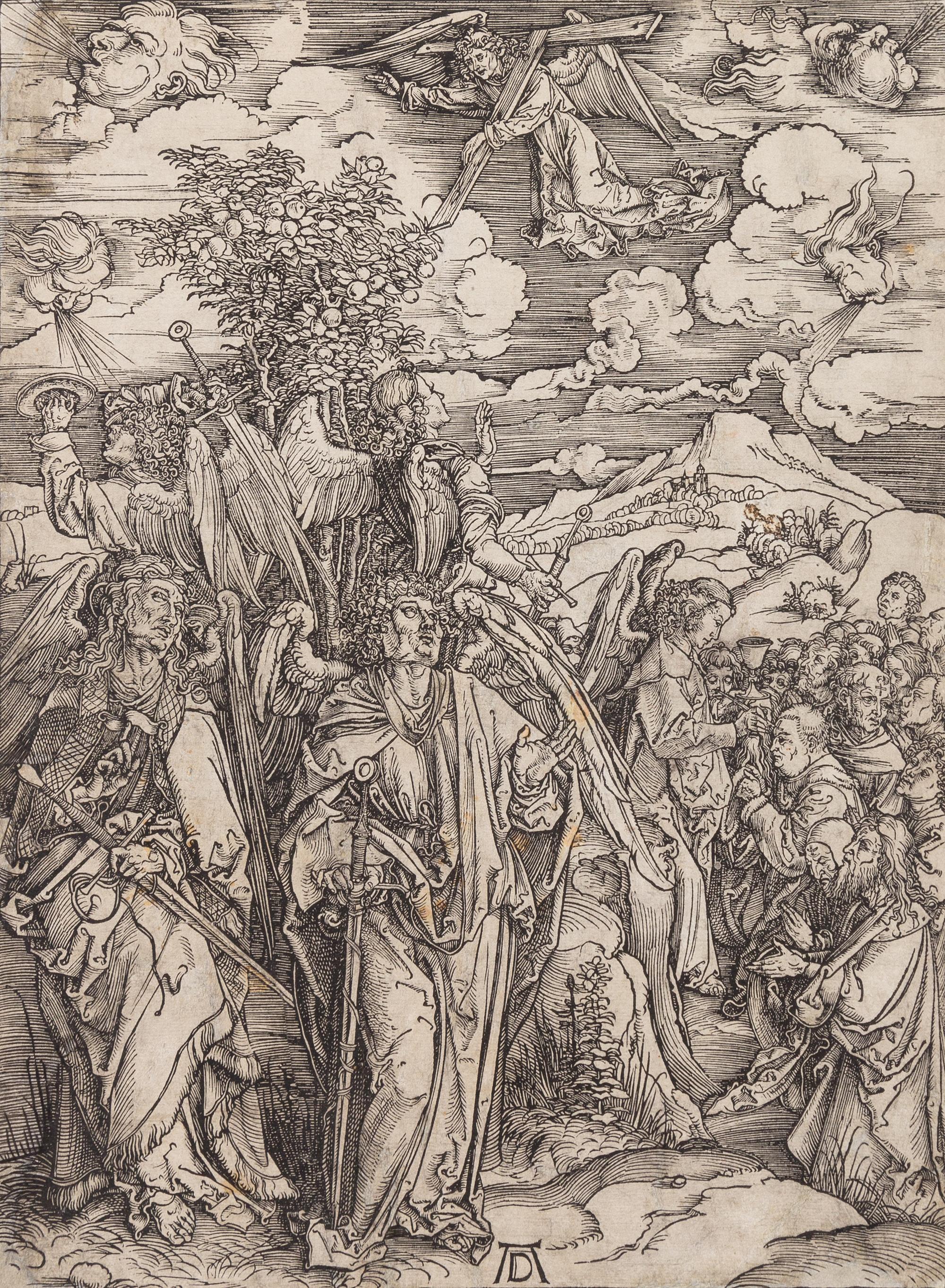 Albrecht Durer, (German, 1471–1528), The Four Angels Holding the Winds (from Apocalypse), 1511