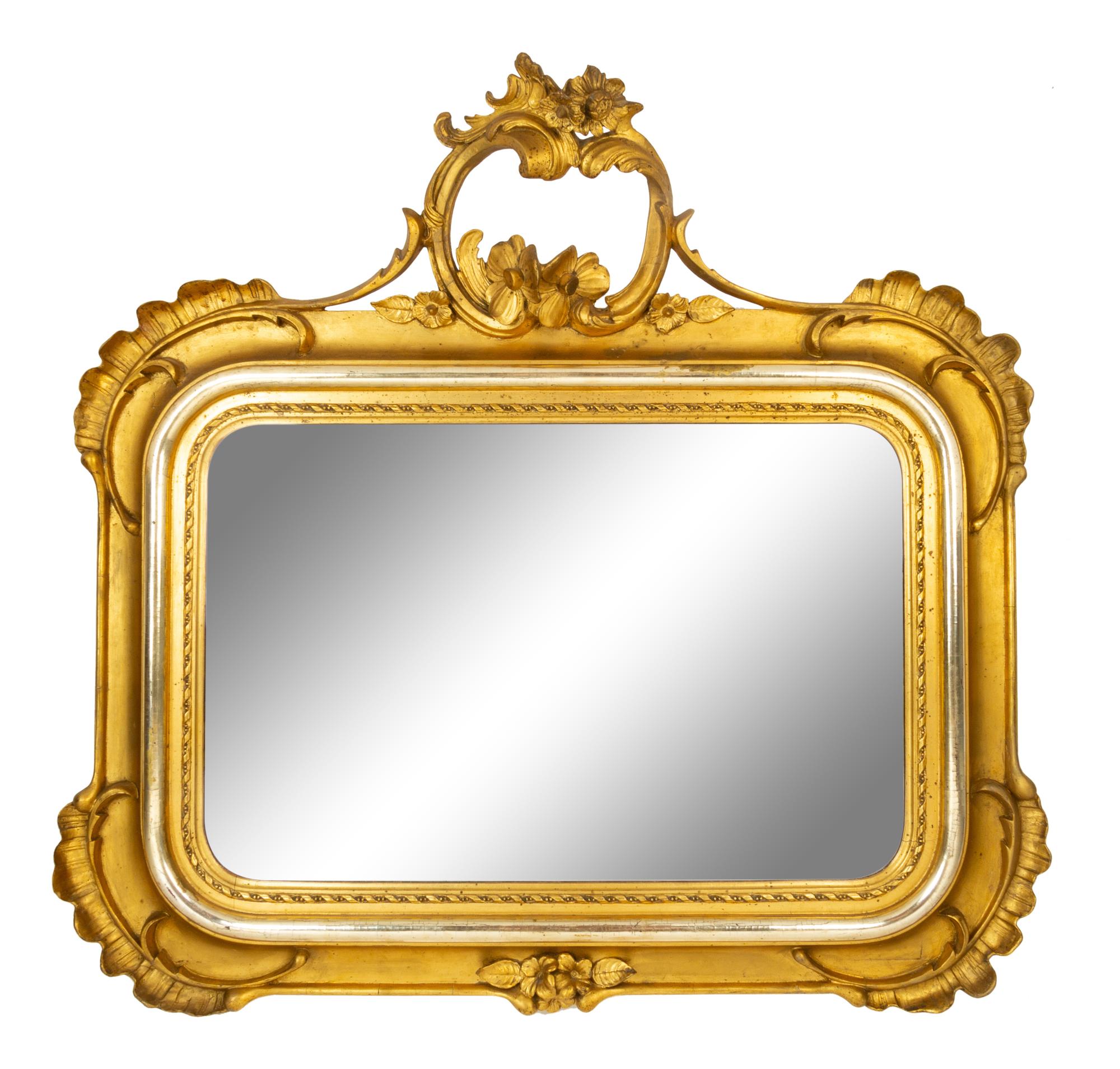 A Continental Giltwood Mirror