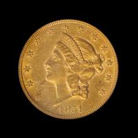 A United States 1851 Liberty Head $20 Gold Coin