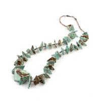 Pueblo Royston Turquoise Tab Necklace