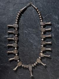 Navajo Squash Blossom Necklace