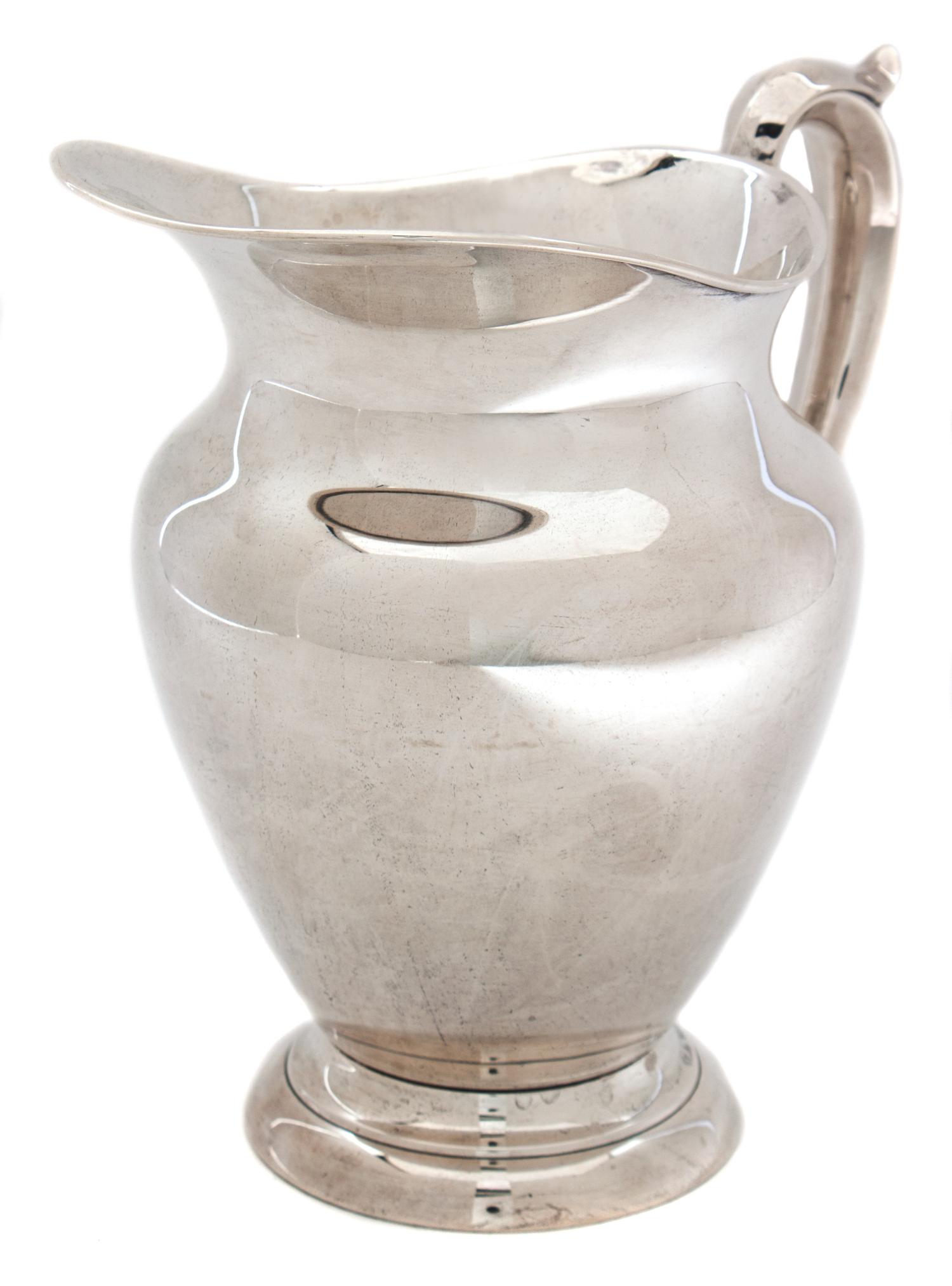 An American Silver Pitcher Height 8 1/2 inches. — Gorham Mfg. Co., Providence, RI
