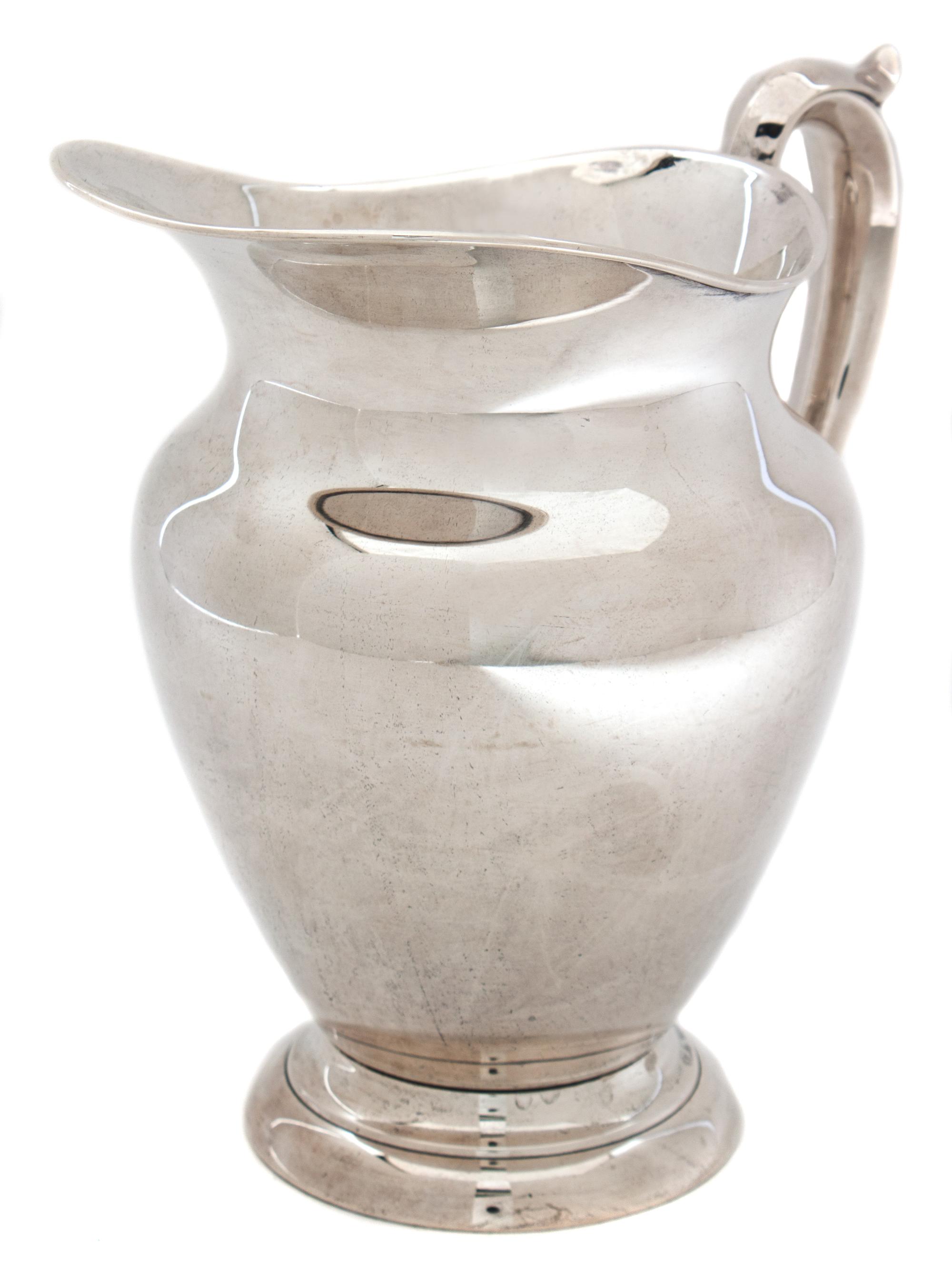 An American Silver Pitcher Height 8 1/2 inches. — Gorham Mfg. Co., Providence, RI