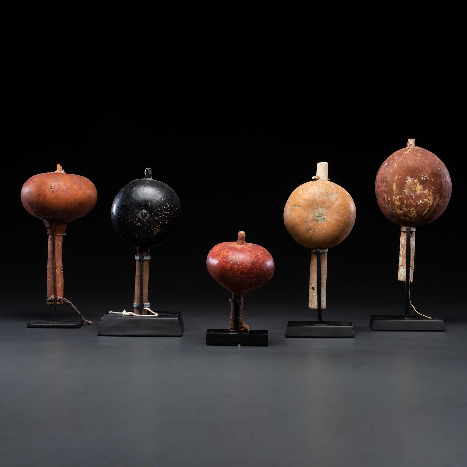 Pueblo Gourd Rattles, From the Collection of Dick Jemison, Alabama