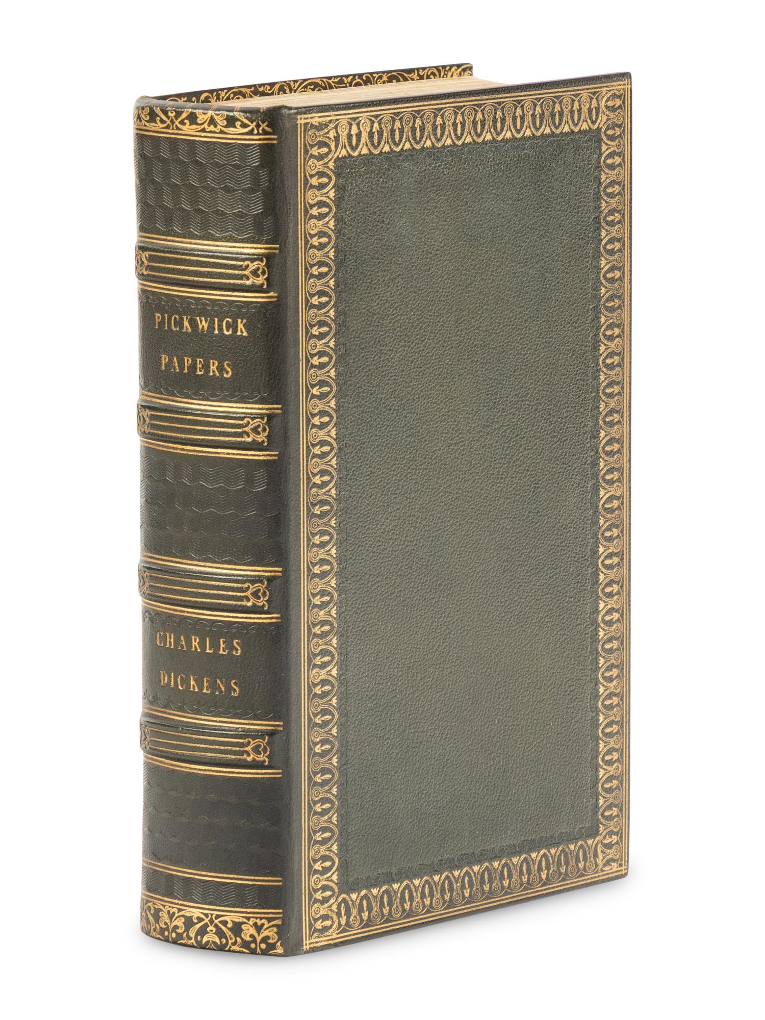 DICKENS, Charles (1812-1870). The Posthumous Papers of the Pickwick Club . London: Chapman and Hall, 1837.
