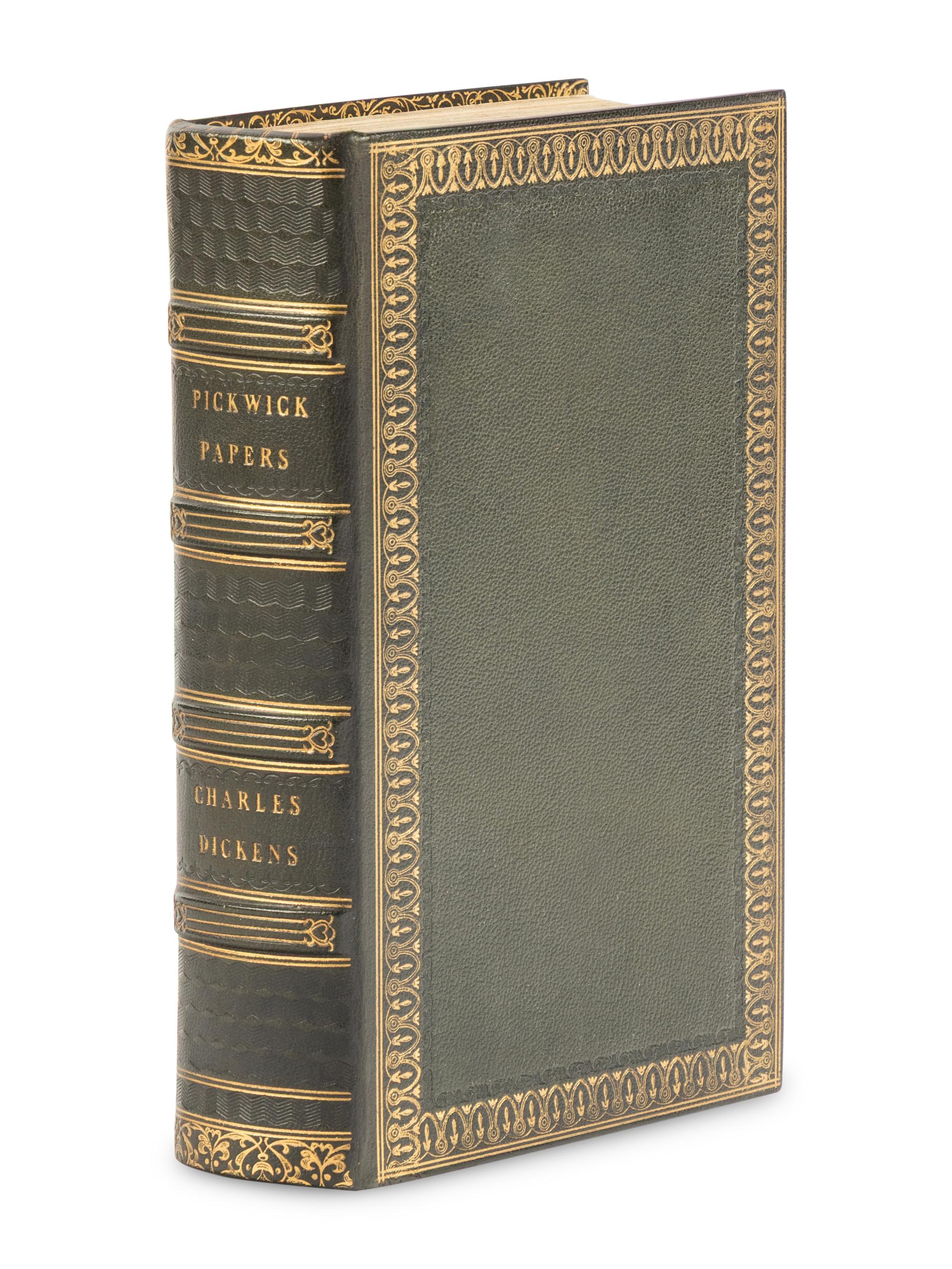 DICKENS, Charles (1812-1870). The Posthumous Papers of the Pickwick Club . London: Chapman and Hall, 1837.
