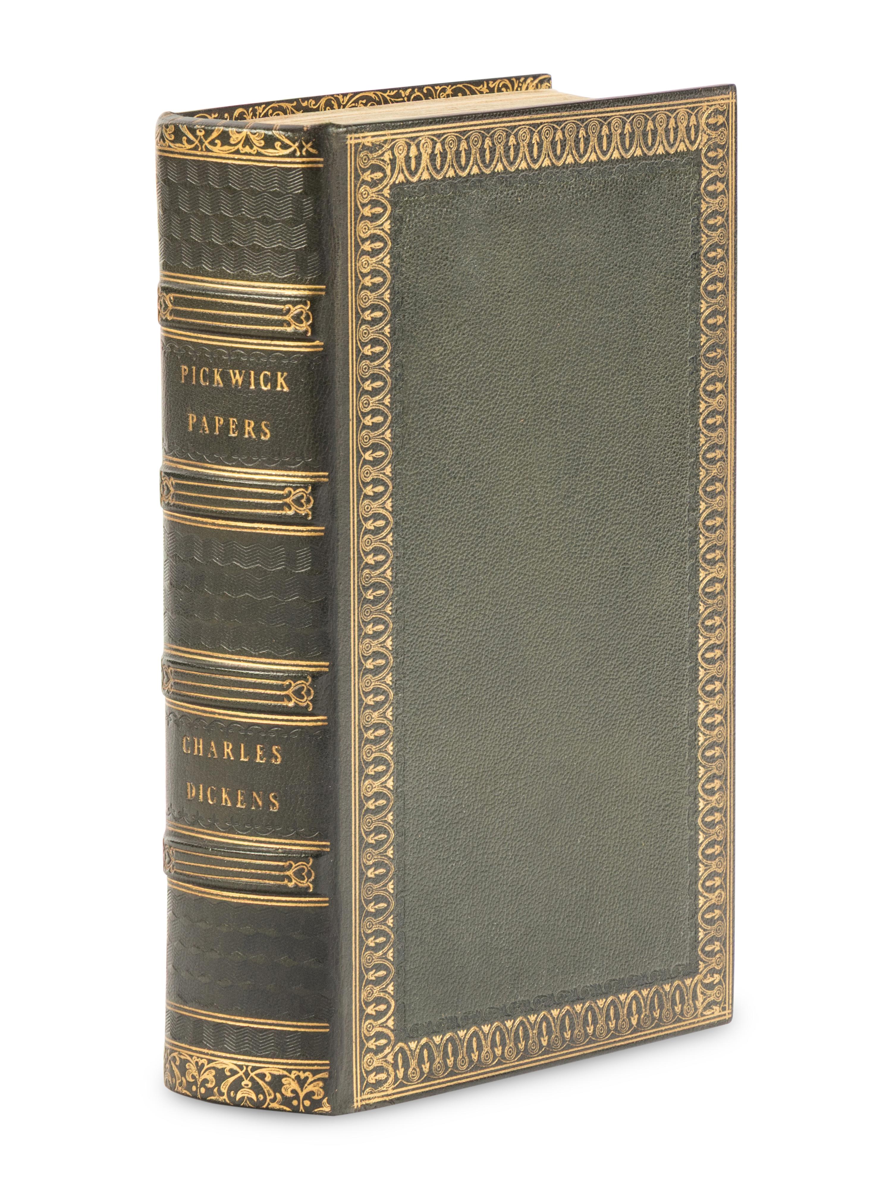 DICKENS, Charles (1812-1870). The Posthumous Papers of the Pickwick Club . London: Chapman and Hall, 1837.