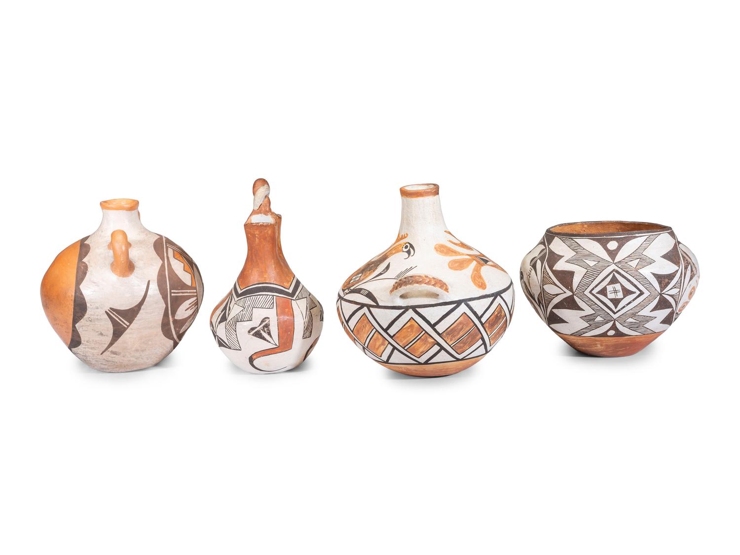 Collection of Acoma Pottery