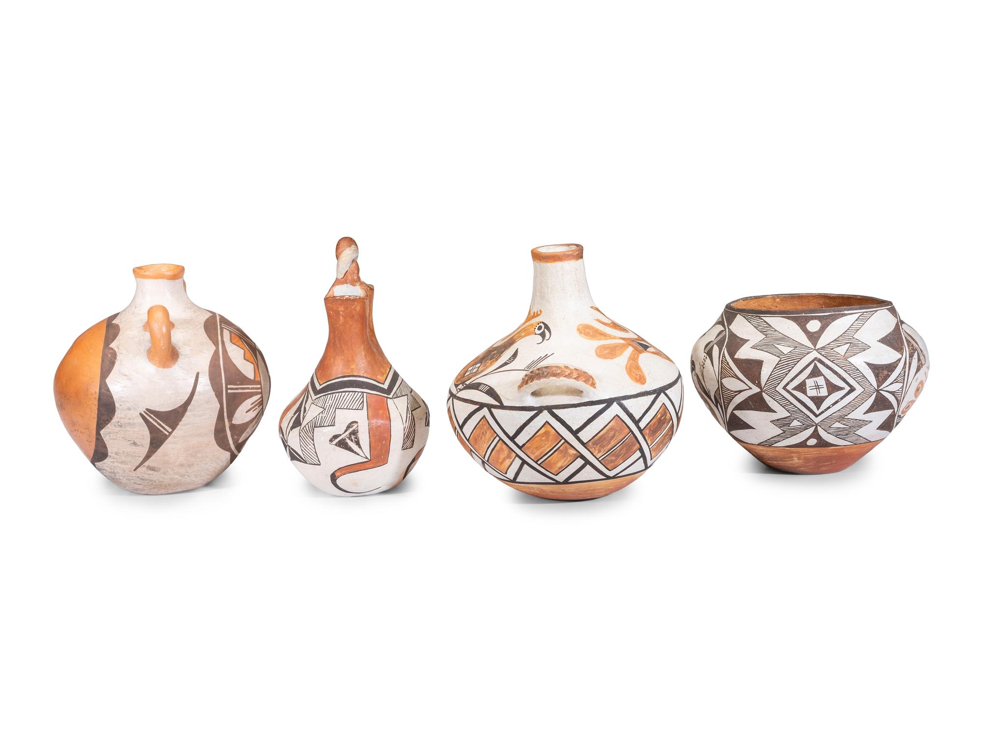 Collection of Acoma Pottery