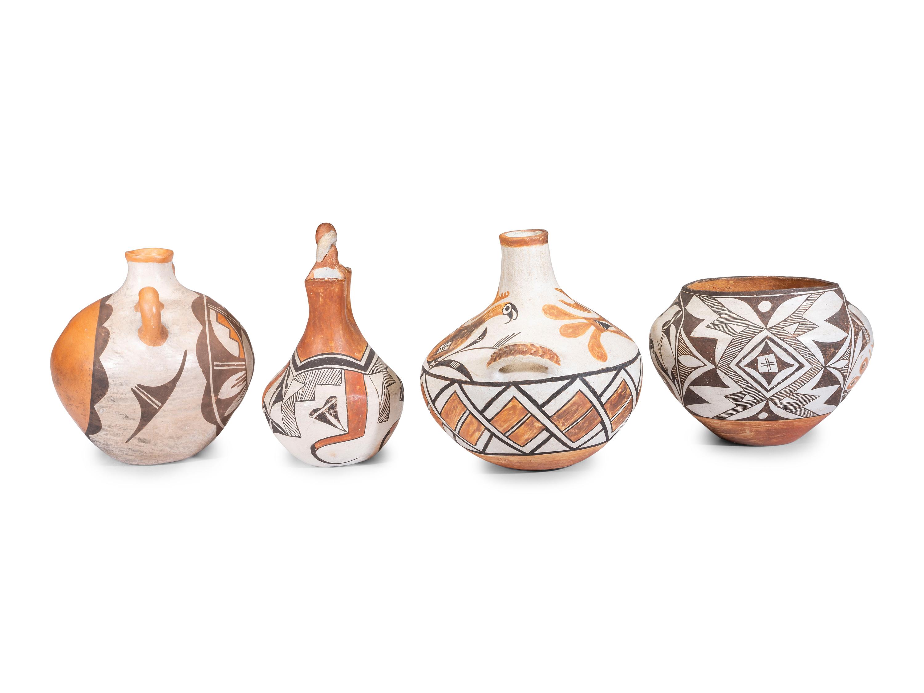 Collection of Acoma Pottery