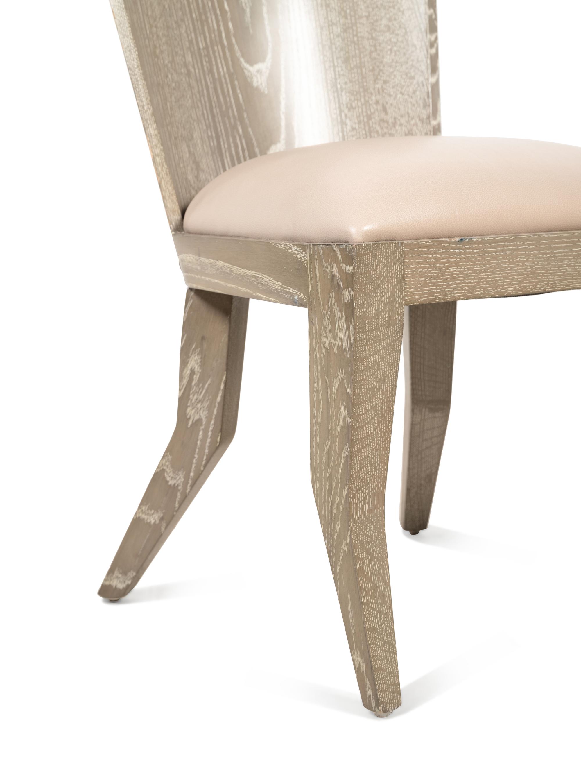 A Set of Three Berman Rosetti Foal Dining Chairs