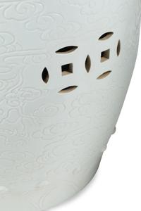 A Pair of Chinese 'Blanc de Chine' Garden Seats