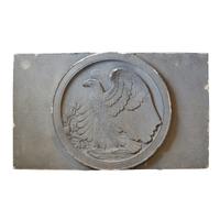 A Cast Stone Eagle Panel 48" W x 6" D x 28.5" H — United States, Early 20th Century